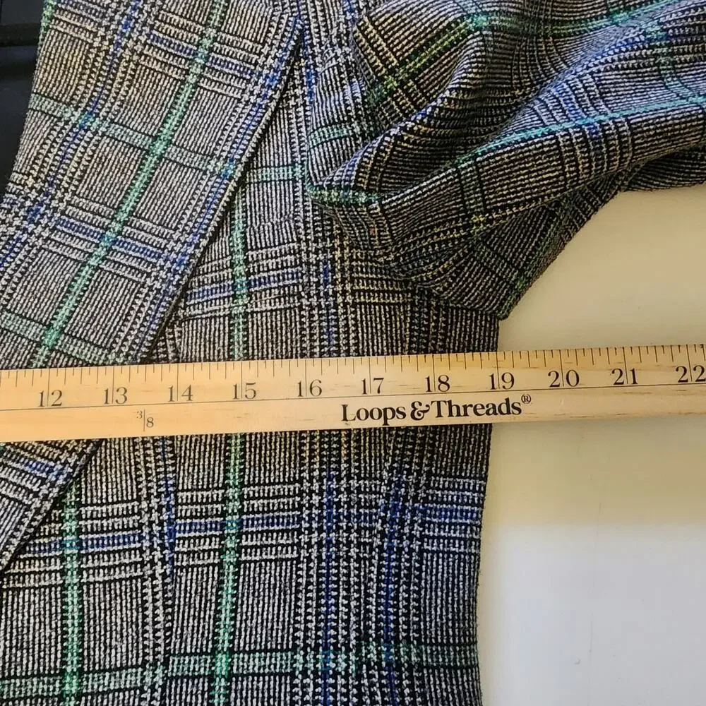 Vtg Hardy Amies of London Mens S Suit Tweed Wool proffesional office corporate